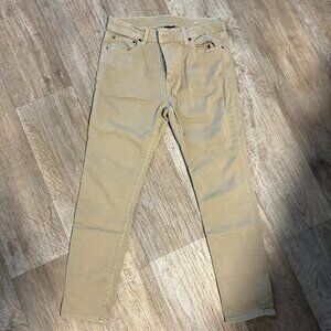 American Eagle Skinny Fit 33x30 Tan Khaki